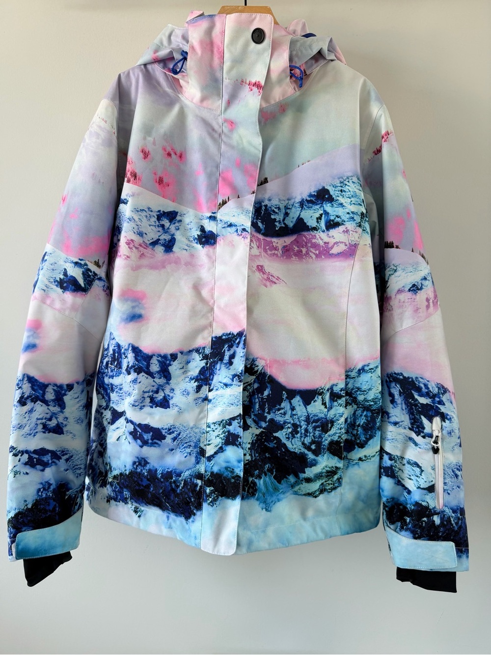 GSOU SNOW Women’s Snow Mountain Waterproof Ski Jacket Hood Size L - Picture 2 of 16